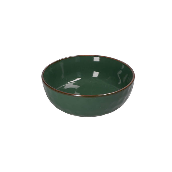 Rose & Tulipani Concerto Verde Bosco Forest Green Salad Bowl - 20cm