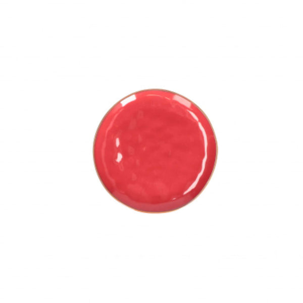 Rose & Tulipani Concerto Corallo Coral Red Salad Plate - 20cm