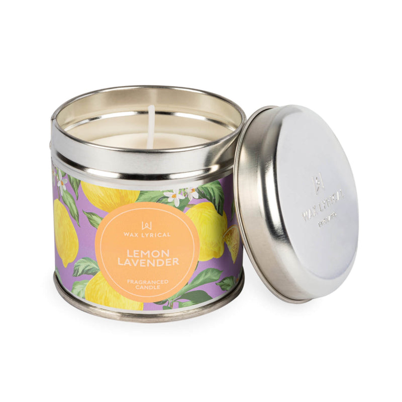 Wax Lyrical Scented Candle Tin - Lemon Lavender