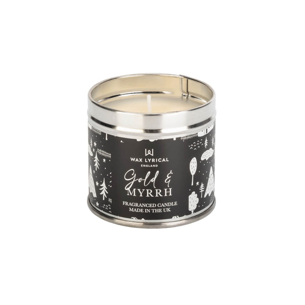 Wax Lyrical Scented Candle Tin - Gold & Myrrh