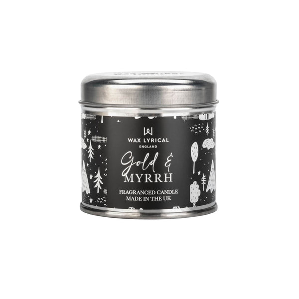 Wax Lyrical Scented Candle Tin - Gold & Myrrh