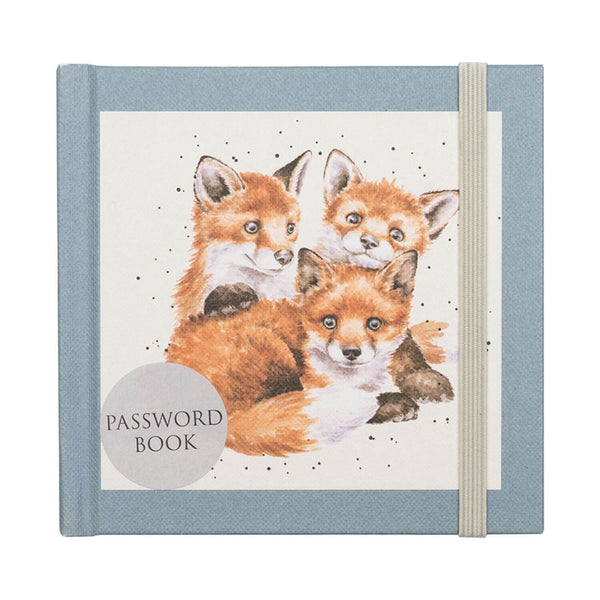 Wrendale Designs by Hannah Dale Password Book - Snug As A Cub - Fox