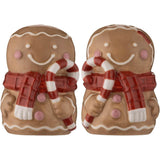Price & Kensington Gingerbread Ceramic Salt & Pepper Shakers