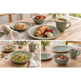 Price & Kensington Harvest Harmony Fine Stoneware 350ml Mug - Green