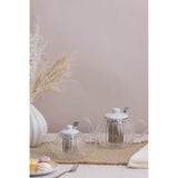 Price & Kensington Luxe 500ml Glass Teapot - White