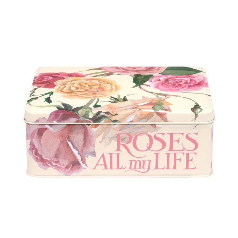 Emma Bridgewater Toast Deep Rectangular Tin - Rose & Pink