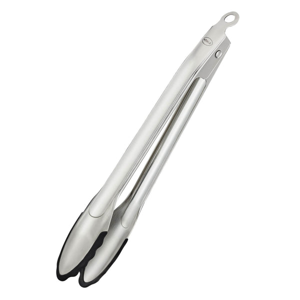 Rosle Stainless Steel & Silicone Tipped 30cm Locking Tongs