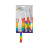 Taylor's Eye Witness 3 Piece Kitchen Knife Set - Rainbow