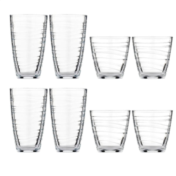 Ravenhead Essentials Swirl 8-Piece Tumbler Set