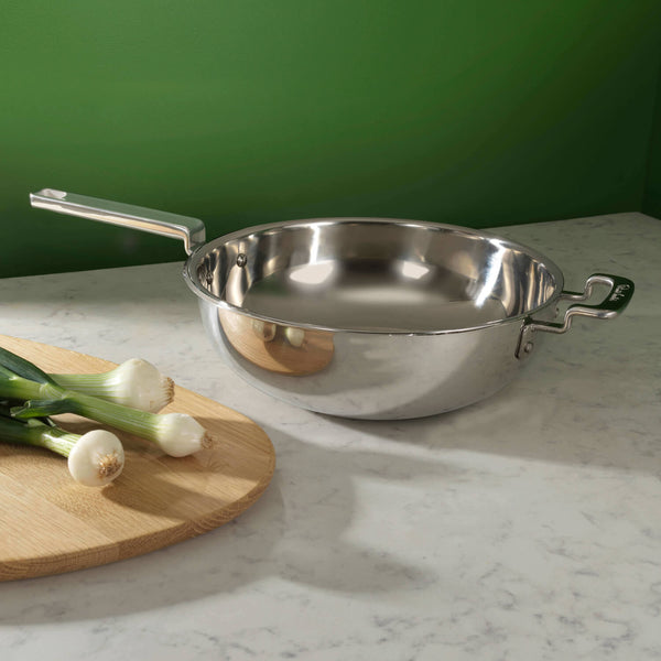 Robert Welch 316 Series Stainless Steel Cookware 28cm Wok with Lid