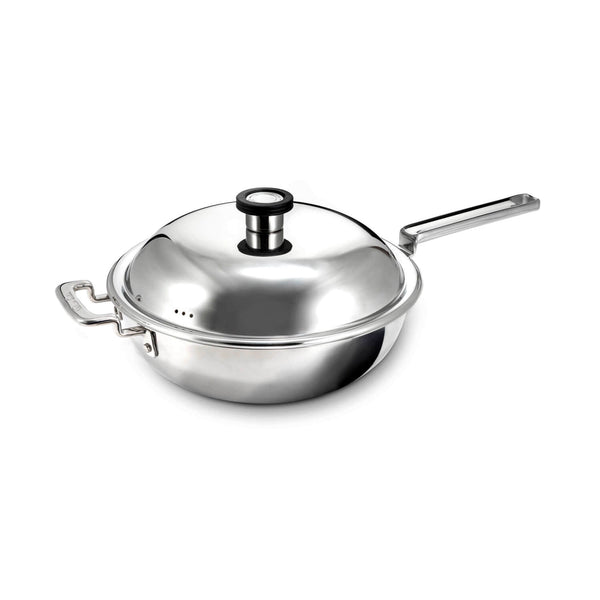 Robert Welch 316 Series Stainless Steel Cookware 28cm Wok with Lid