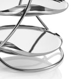 Robert Welch Drift Mirror Polished Stainless Steel 3-Tiered Cake Stand