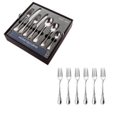 Robert Welch Honeybourne Bright 42-Piece Cutlery Set with 6 Free Pastry Forks