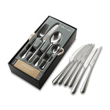 Robert Welch Kingham Bright 24-Piece Cutlery Set Plus 6 Steak Knives