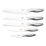 Rockingham Forge RF-230 Series 7-Piece Stainless Steel Knife Block Set