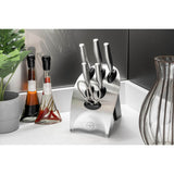Rockingham Forge RF-230 Series 7-Piece Stainless Steel Knife Block Set
