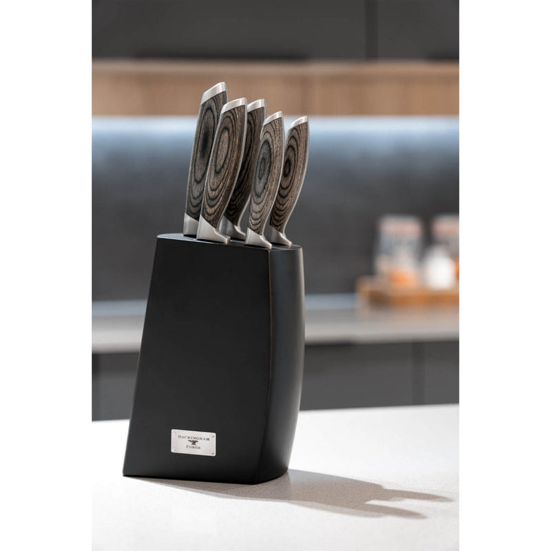 Rockingham Forge RF-259 Series 6-Piece Knife Block Set