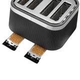 Russell Hobbs Bronte™ 26750 Kettle & 26770 4-Slice Toaster - Black