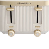 Russell Hobbs Bronte™ 26750 Kettle & 26771 4-Slice Toaster - Stone