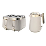 Russell Hobbs Bronte™ 26750 Kettle & 26771 4-Slice Toaster - Stone