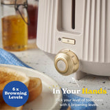 Russell Hobbs Bronte™ 26751 Kettle & 26761 2-Slice Toaster - Stone
