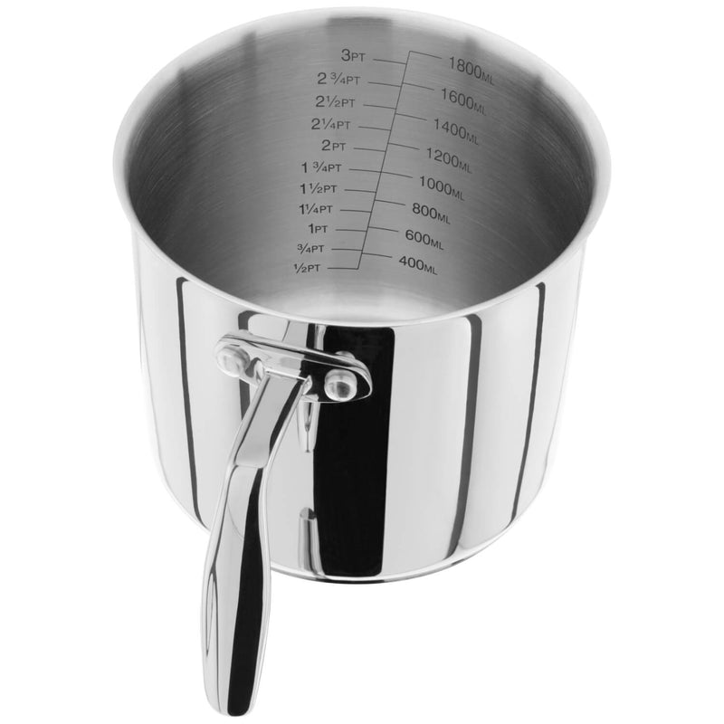 Stellar 7000 14cm Stainless Steel Milk/Sauce Pot - 1.8 Litre