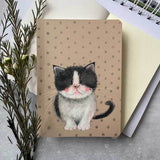 Alex Clark Small Blank Notebook - Kitten