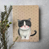 Alex Clark Small Blank Notebook - Kitten