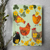Alex Clark Small Blank Notebook - Chickens