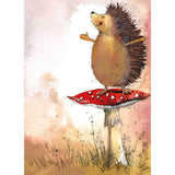 Alex Clark Small Chunky Notebook - Hedgehog & Toadstool