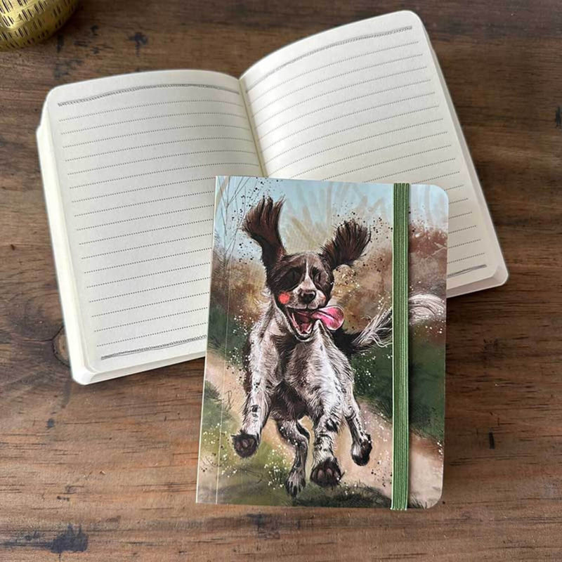 Alex Clark Small Chunky Notebook - Spaniel