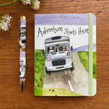Alex Clark Small Chunky Notebook - Adventure Starts Here