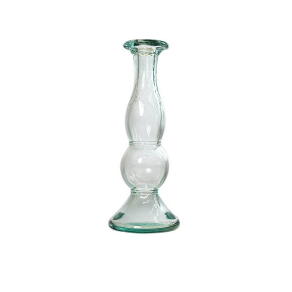 Stow Green Recycled Glass 22cm Candlestick Holder - Mon