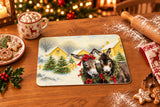 Stow Green Medium Worktop Protector - Christmas Donkeys