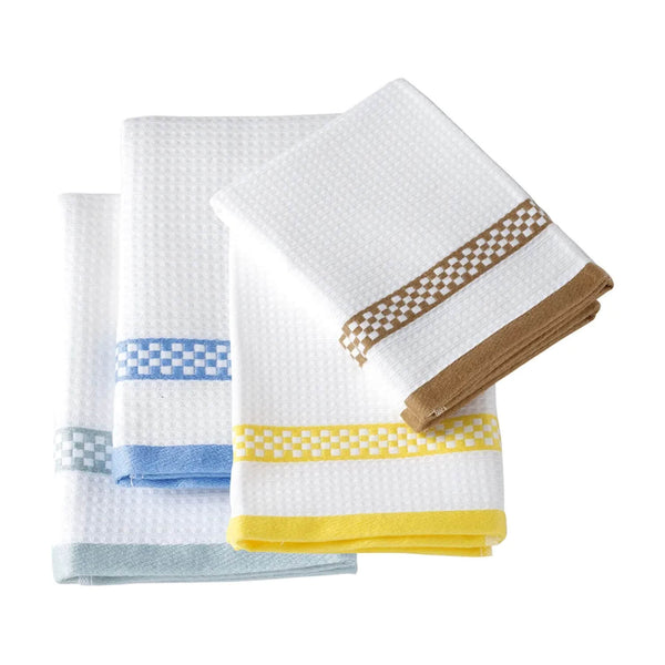Stow Green Mayfair Cotton Waffle Tea Towels - Assorted