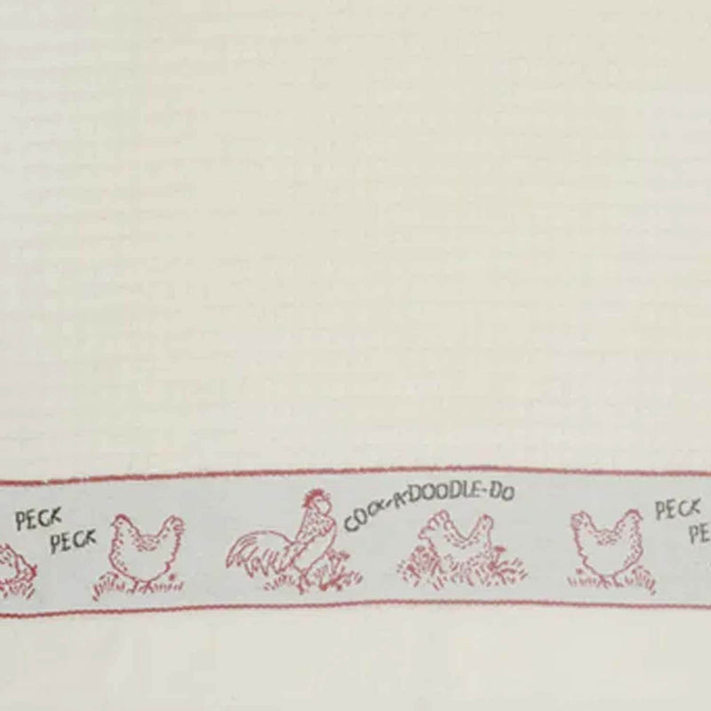 Stow Green Terry Tea Towel - Pecking Order