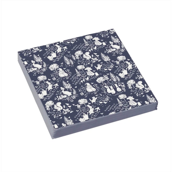 Peter Rabbit Classic 3 Ply Paper Napkins - Dark Blue