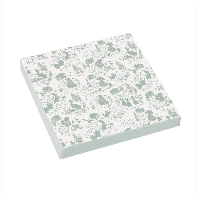 Peter Rabbit Classic 3 Ply Paper Napkins - Green