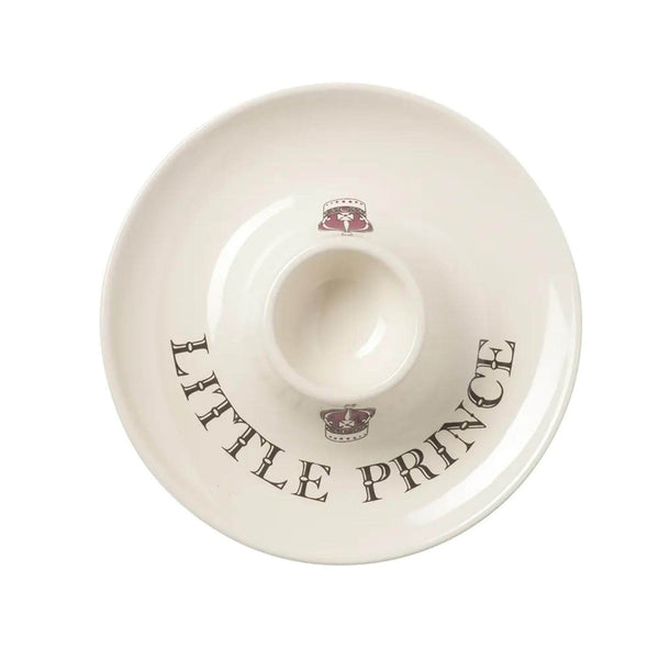 Tuftop Majestic Little Prince Stoneware Egg Cup & Saucer