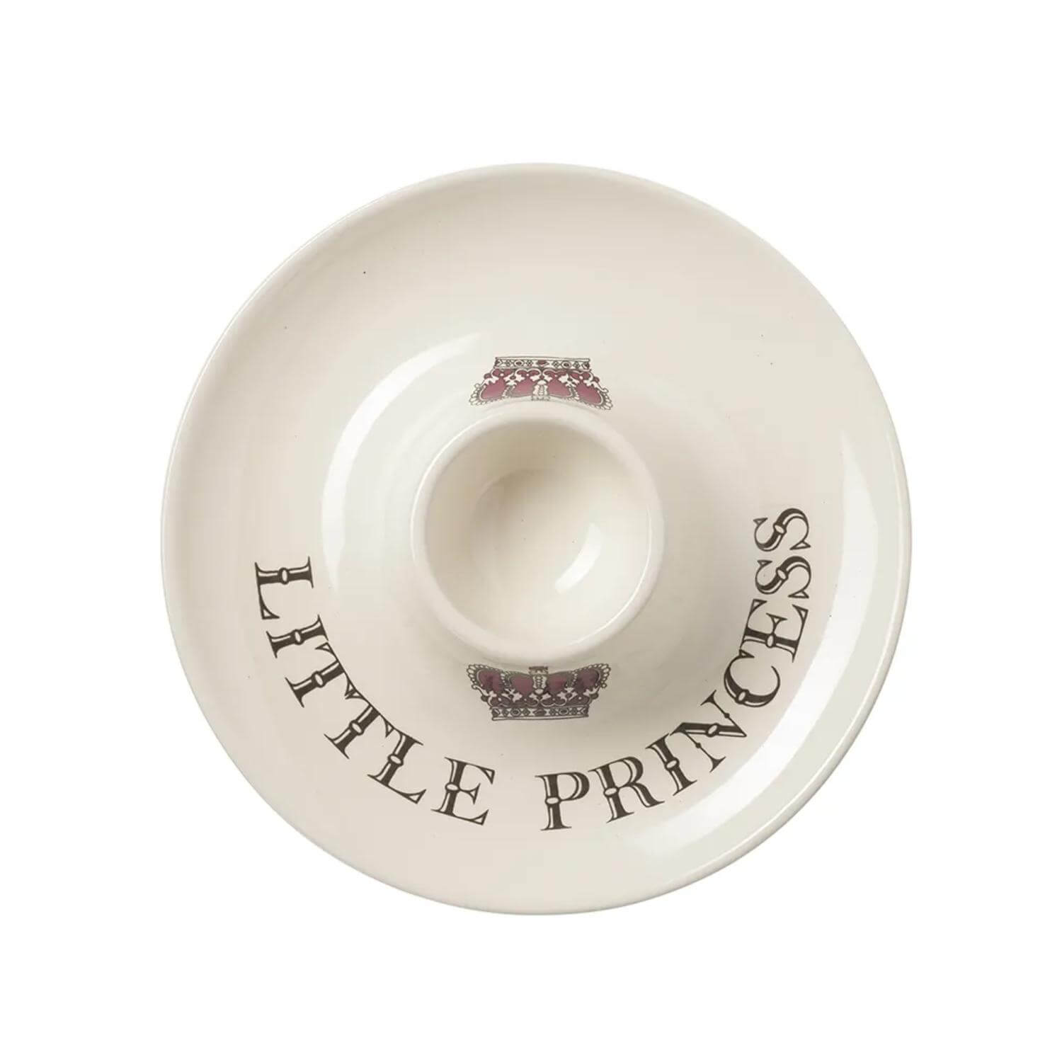 Buy Tuftop | Majestic Little Princess Stoneware Egg Cup & Saucer ...