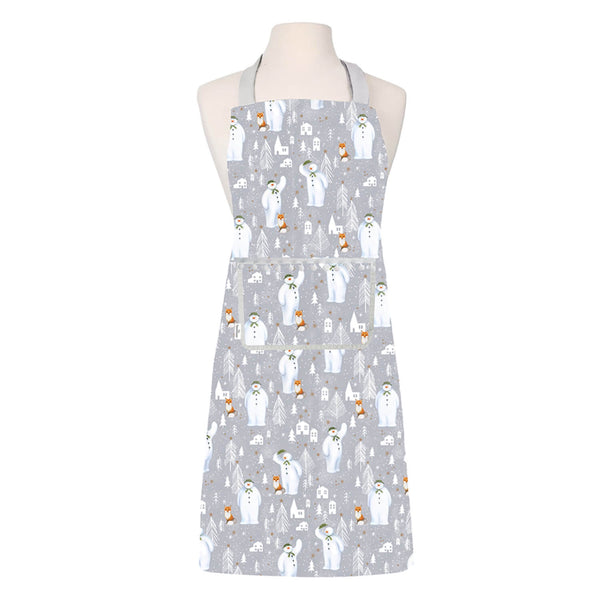 The Snowman 100% Cotton Apron - Alpine Adventure
