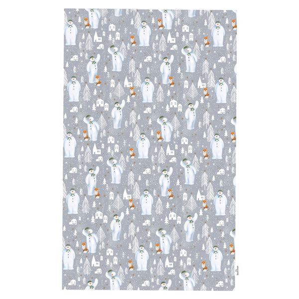 The Snowman Pack of 2 100% Cotton Tea Towels - Alpine Adventure