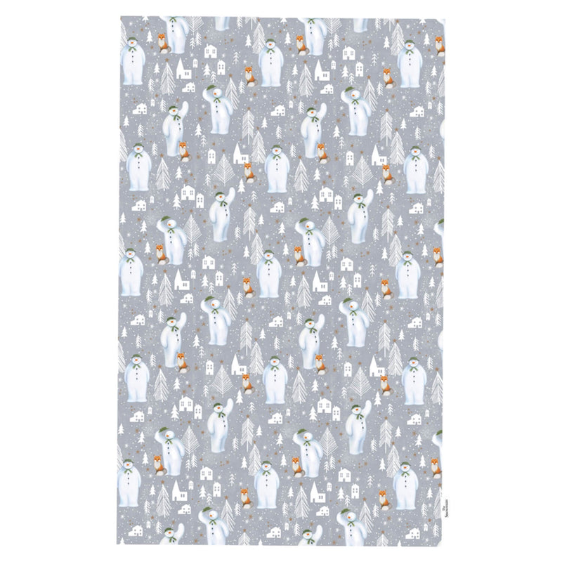 The Snowman Pack of 2 100% Cotton Tea Towels - Alpine Adventure