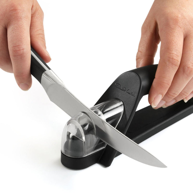 Robert Welch Signature Book 7-Piece Knife Block & Handheld Sharpener Set
