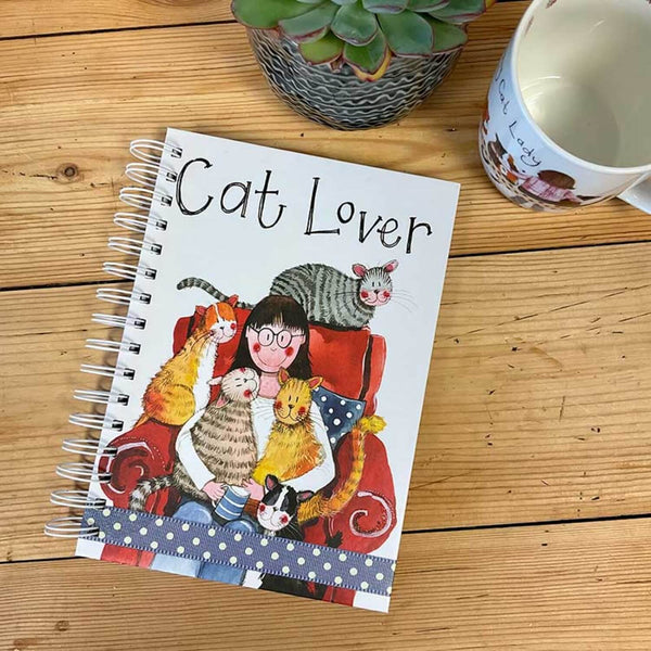 Alex Clark Spiral Journal - Cat Lover