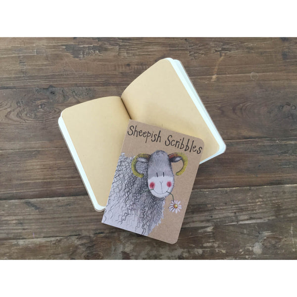 Alex Clark Small Kraft Notebook - Sheepish Scribbles