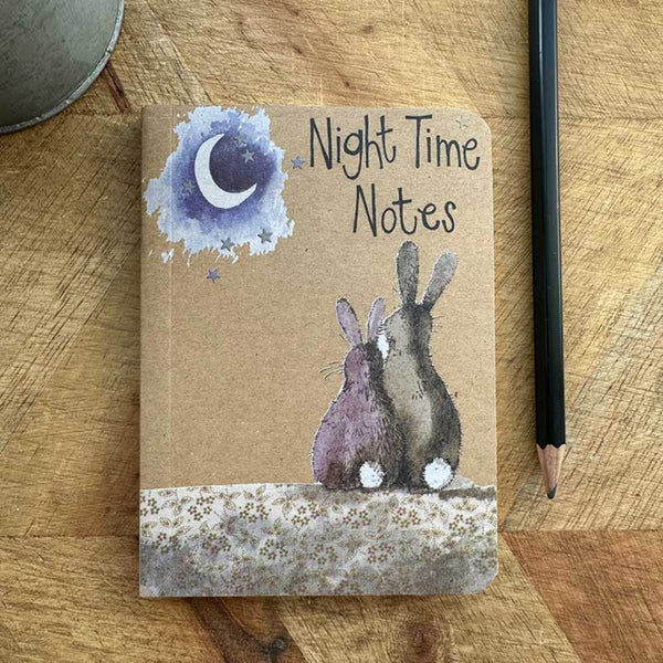 Alex Clark Small Kraft Notebook - Moon Rabbit