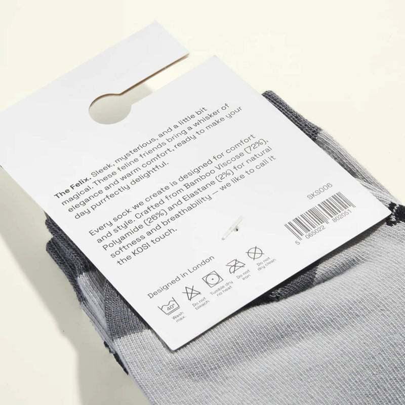 Kosi Bamboo Socks One Size 3-8 -  The Felix