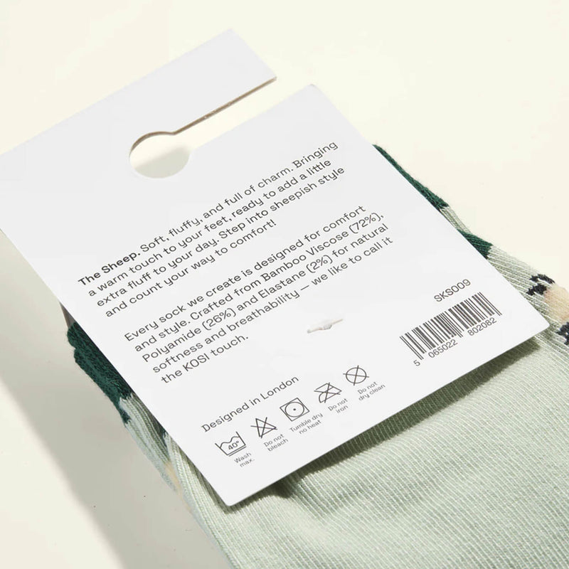 Kosi Bamboo Socks One Size 3-8 -  The Sheep