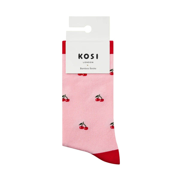 Kosi Bamboo Socks One Size 3-8 -  The Cherry